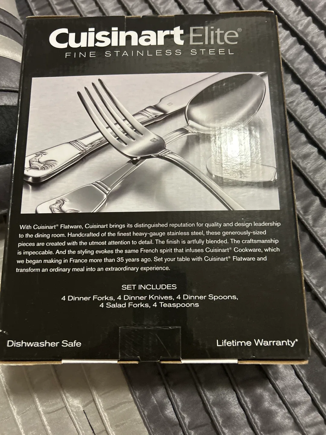 Cuisinart Elite French Rooster 20-Piece Flatware Set image indicator(4)