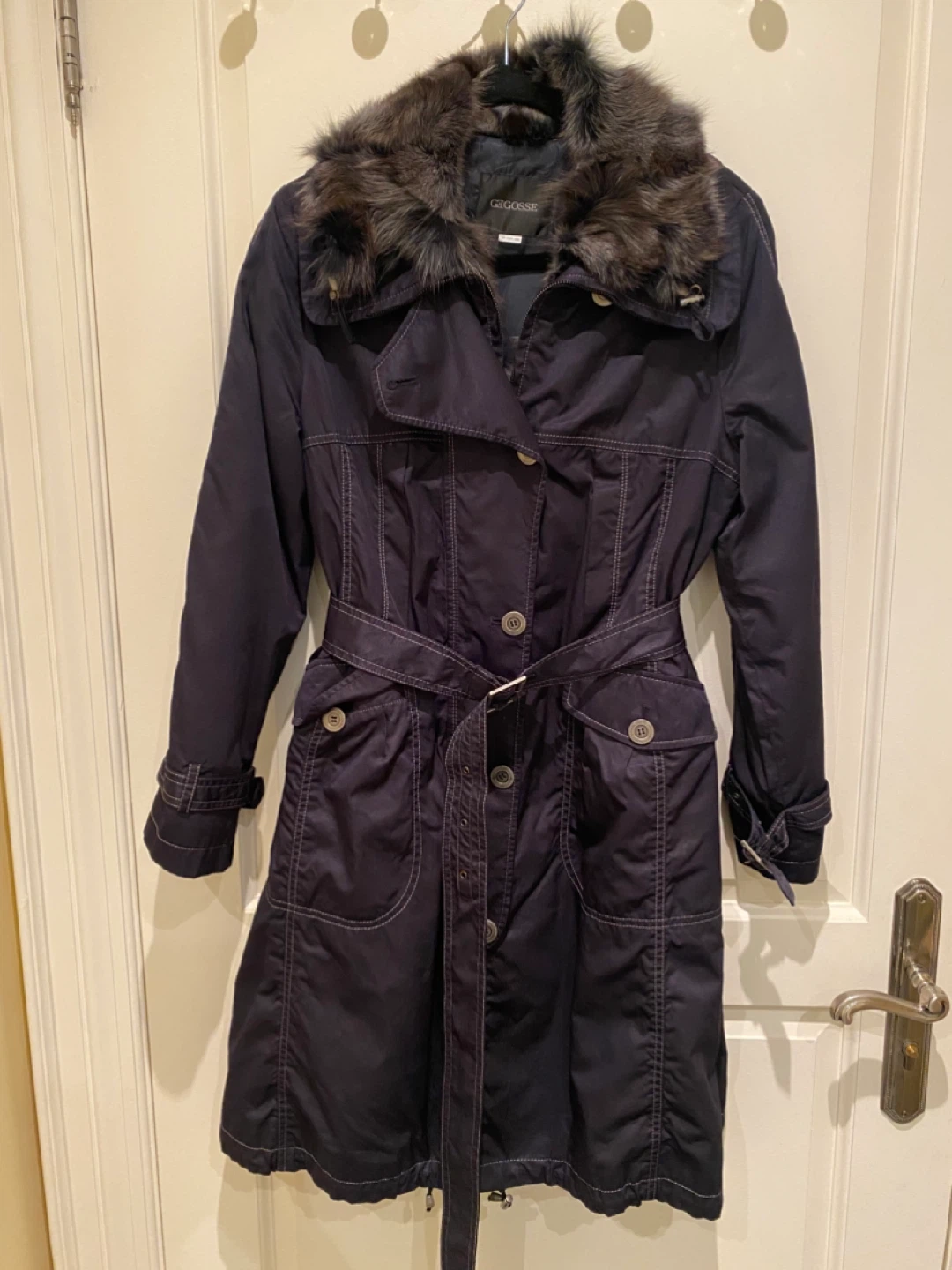 Gosse Winter Coat with Mink Fur Trim