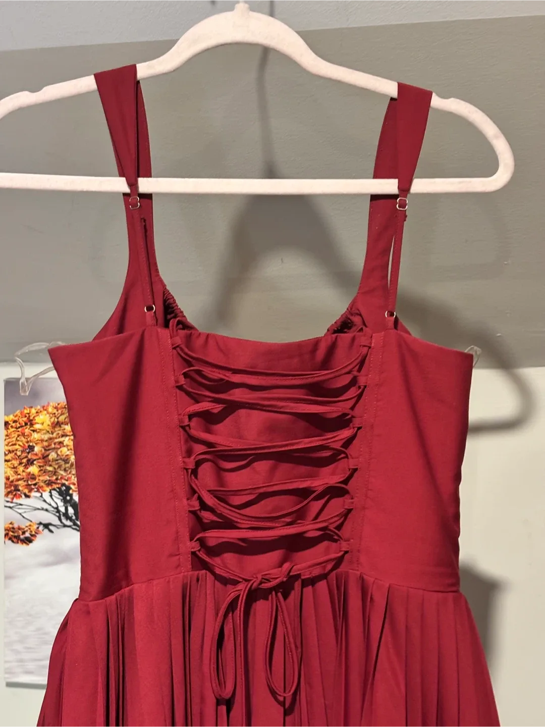Babyboo Natassia dress- Burgundy image indicator(6)