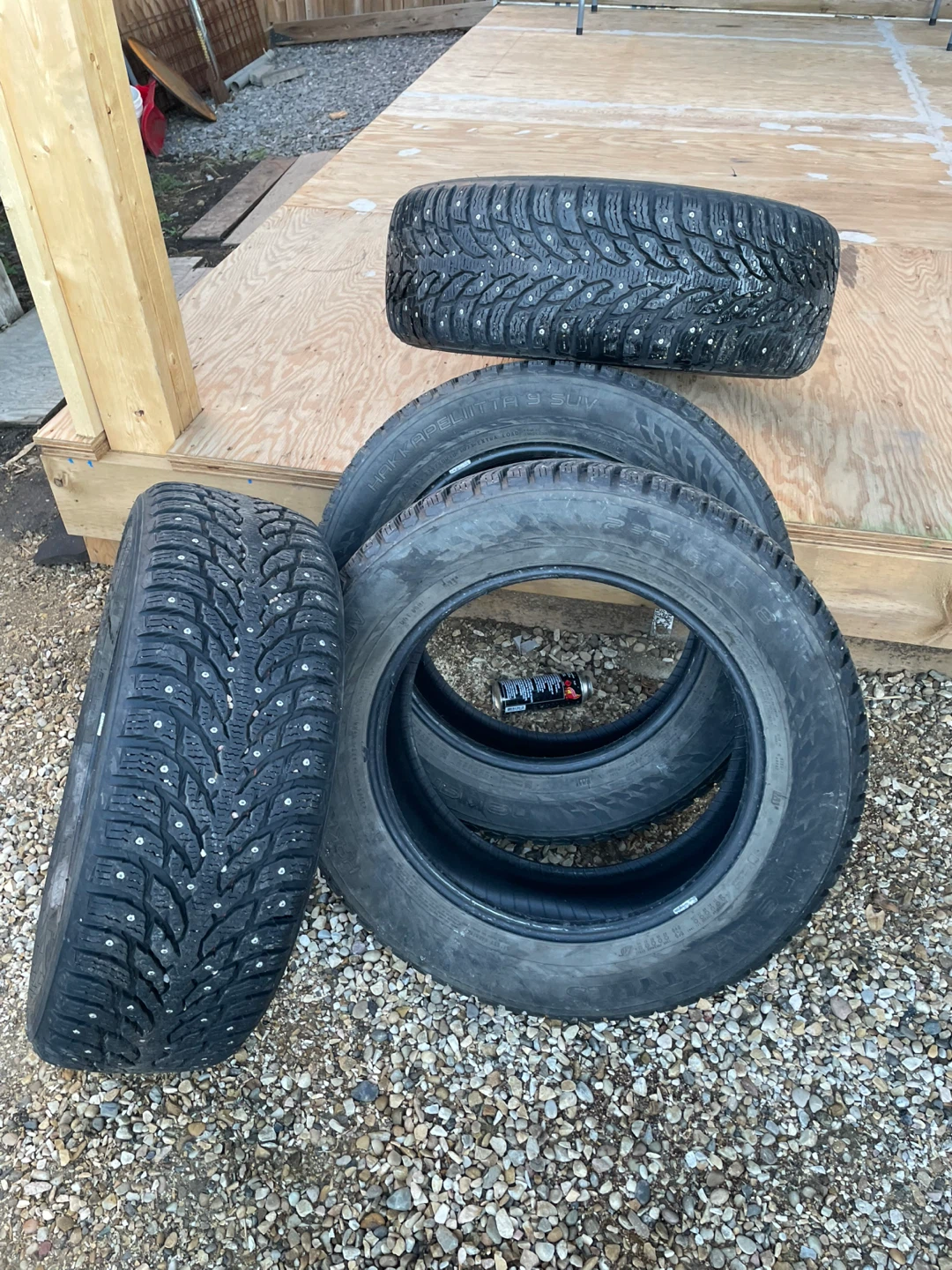 Set of 4 Winter Tires 235/60R18