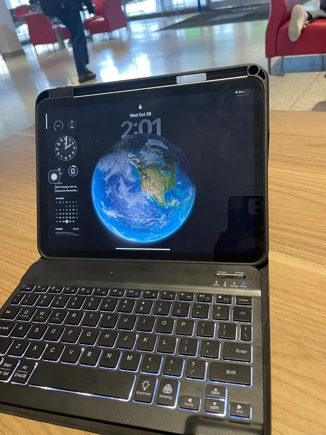 Silver Apple iPad with Keyboard - photo 4