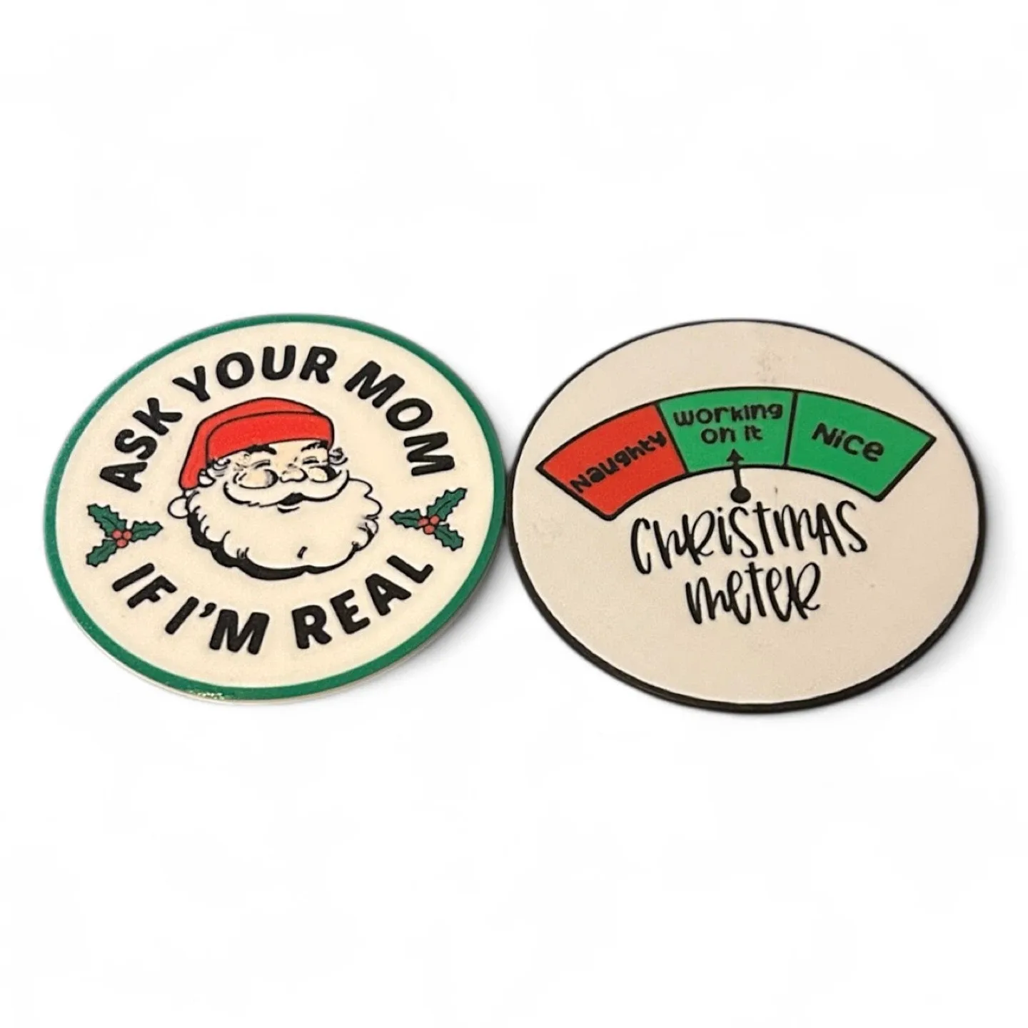 Santa’s Naughty List Coasters