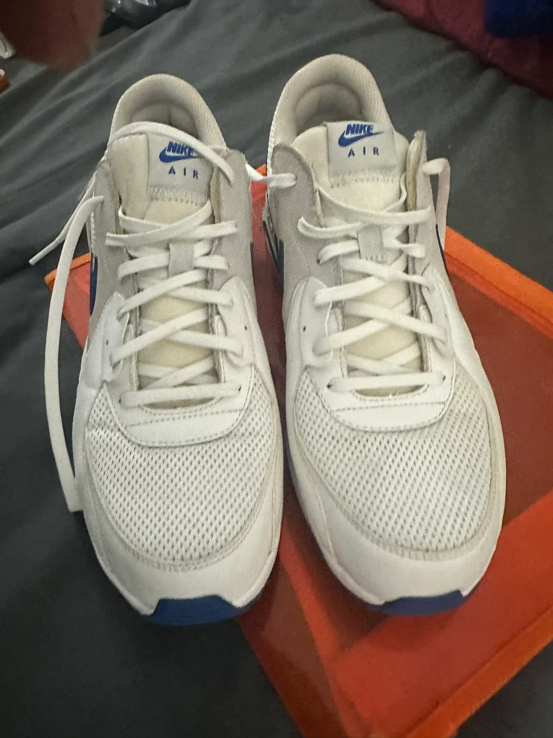 Nike Air Max Sneakers - White & Blue image indicator(4)