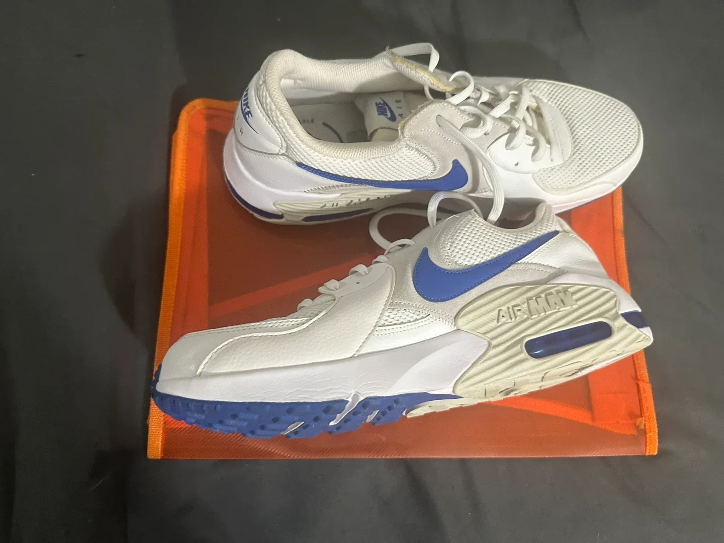 Nike Air Max Sneakers - White & Blue image indicator(8)