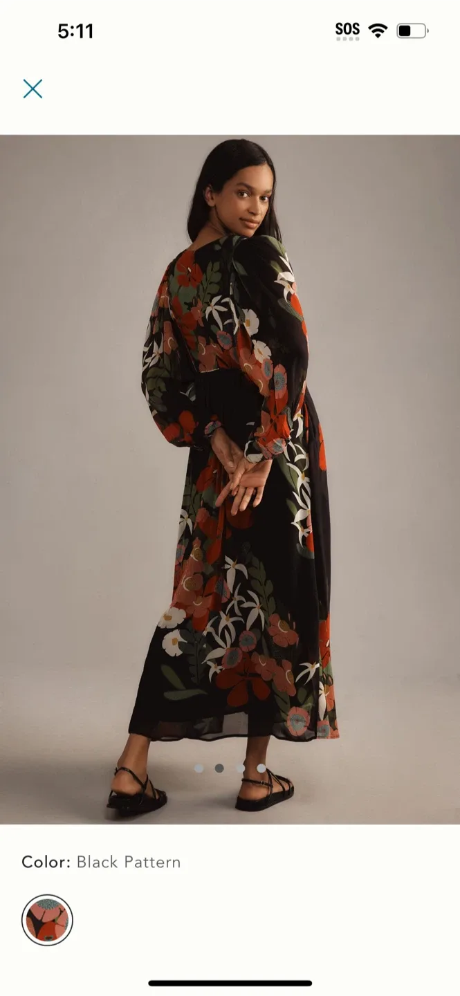 BNWT Farm Rio Floral Maxi Dress XS image indicator(3)