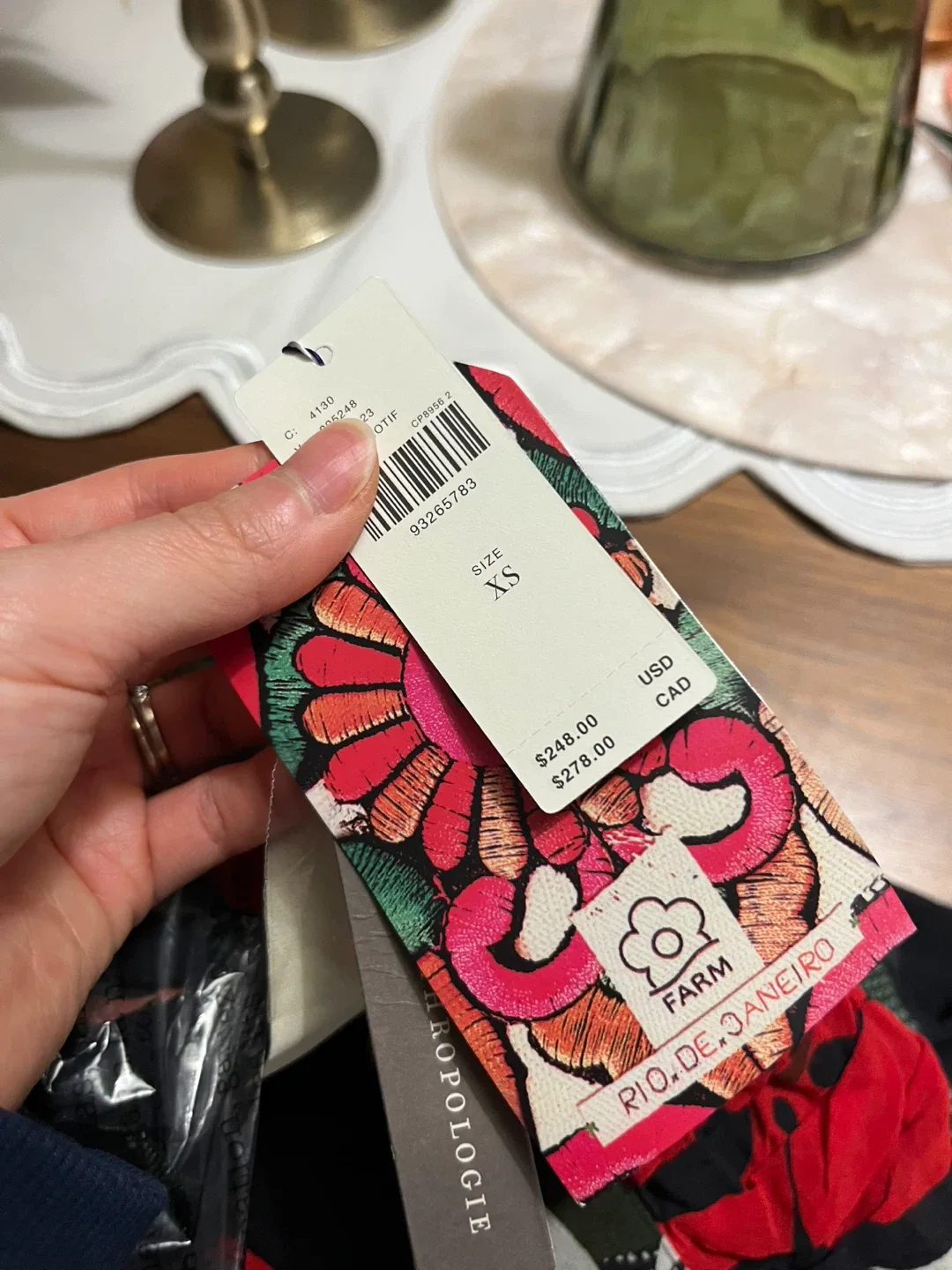 BNWT Farm Rio Floral Maxi Dress XS image indicator(2)