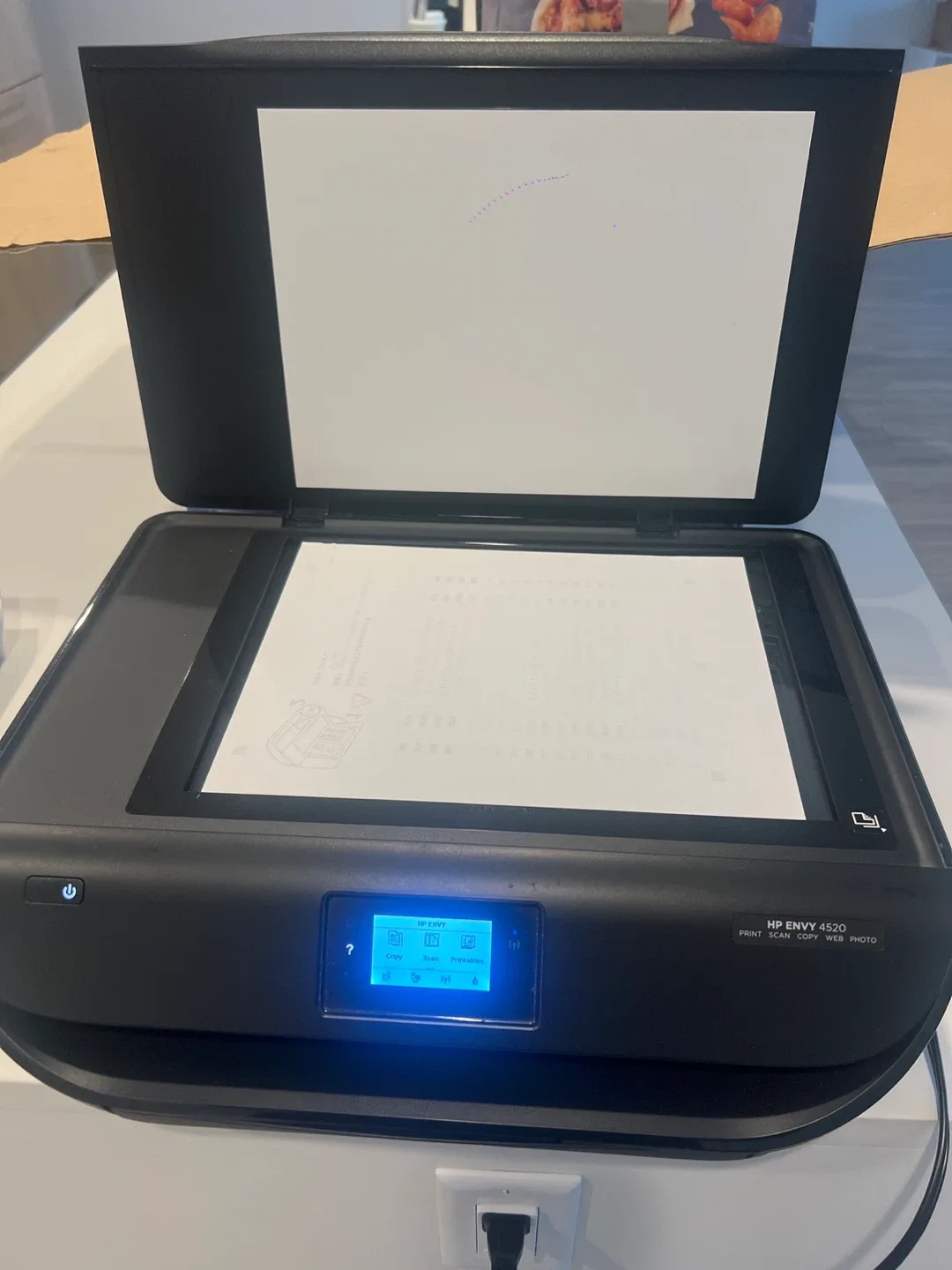 HP Envy 4520 Printer image indicator(3)