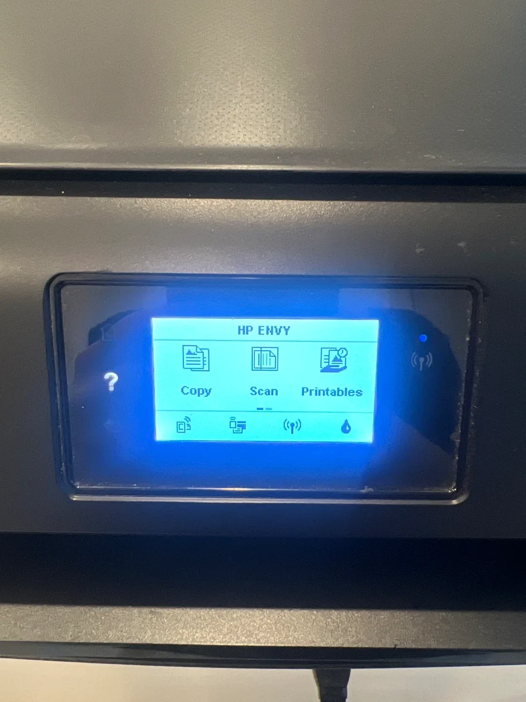HP Envy 4520 Printer image indicator(2)
