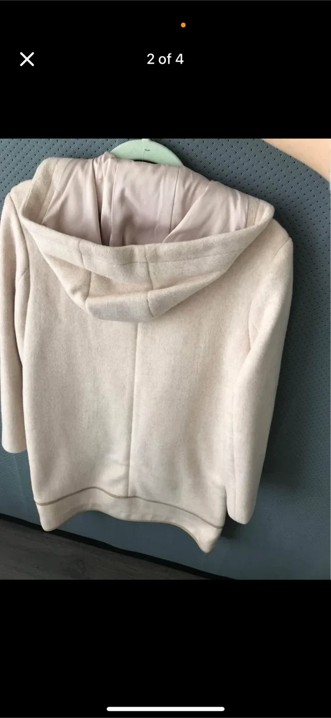 Club Monaco XL/TG Hooded Coat - Beige image indicator(2)