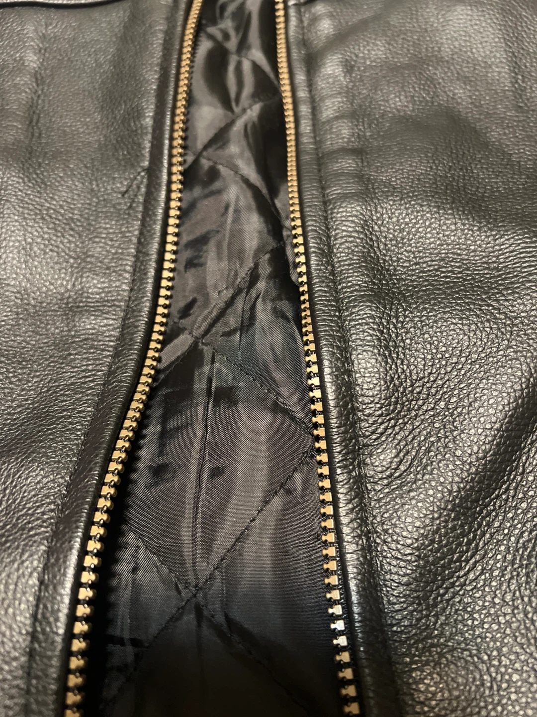 North End Black Leather Jacket - XL - photo 3