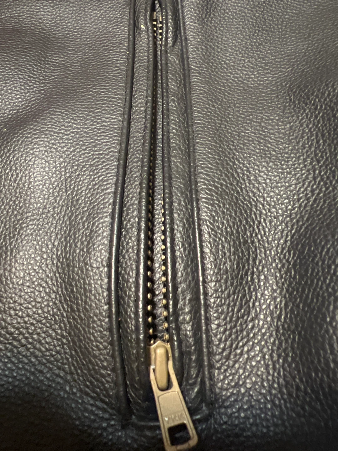 North End Black Leather Jacket - XL - photo 4