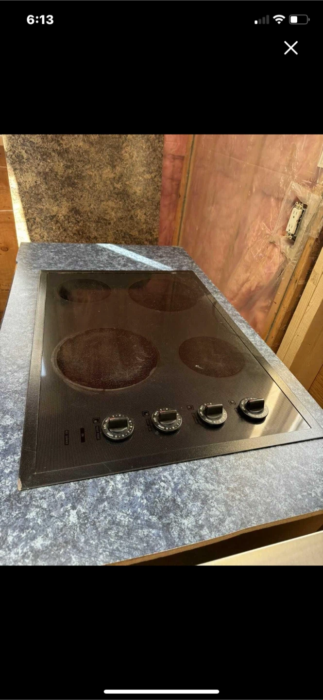 Black Electric Cooktop - photo 3