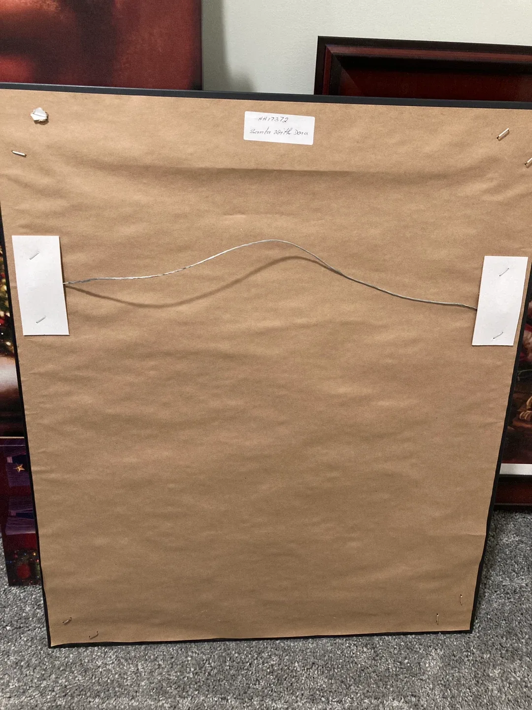 Framed Santa picture image indicator(3)