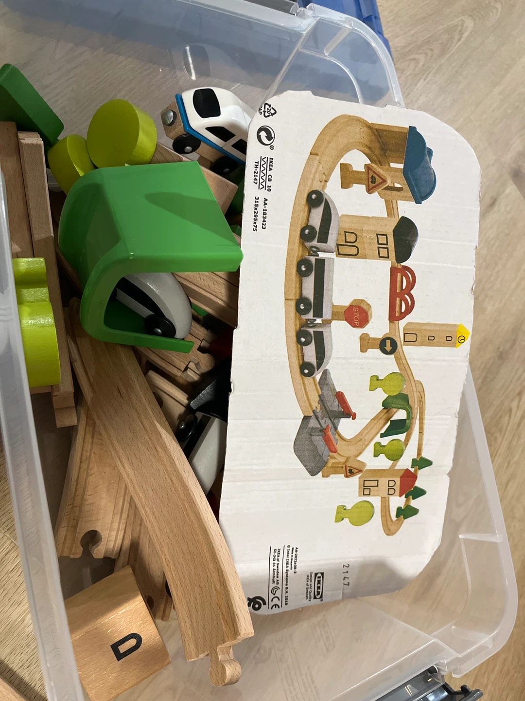 IKEA wooden train set - photo 2
