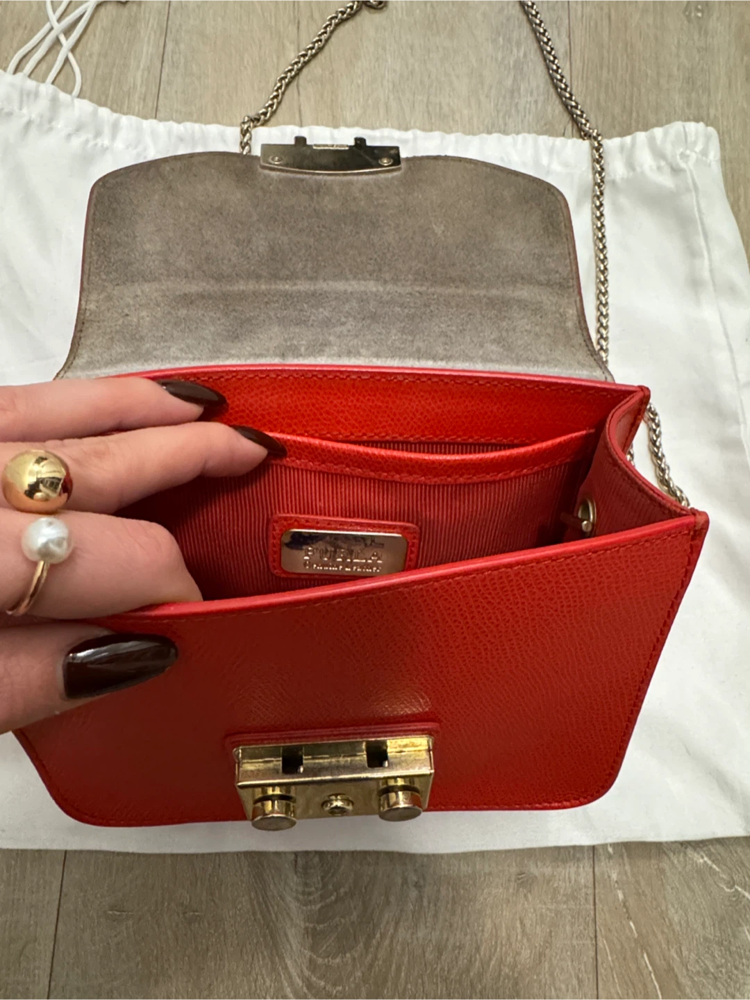 Furla Metropolis Mini Crossbody Bag - Red - photo 3