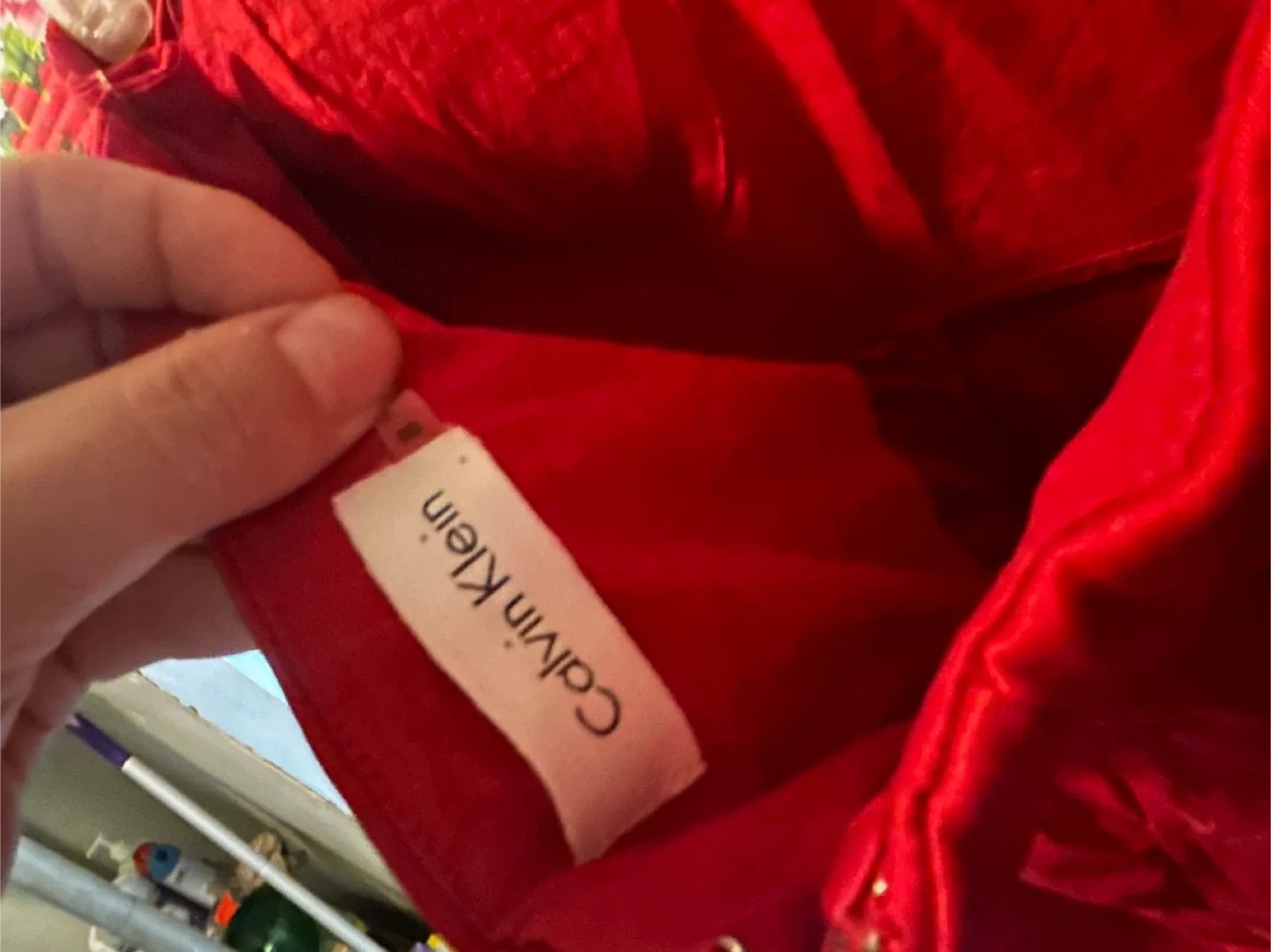 Calvin Klein Red Dress image indicator(2)