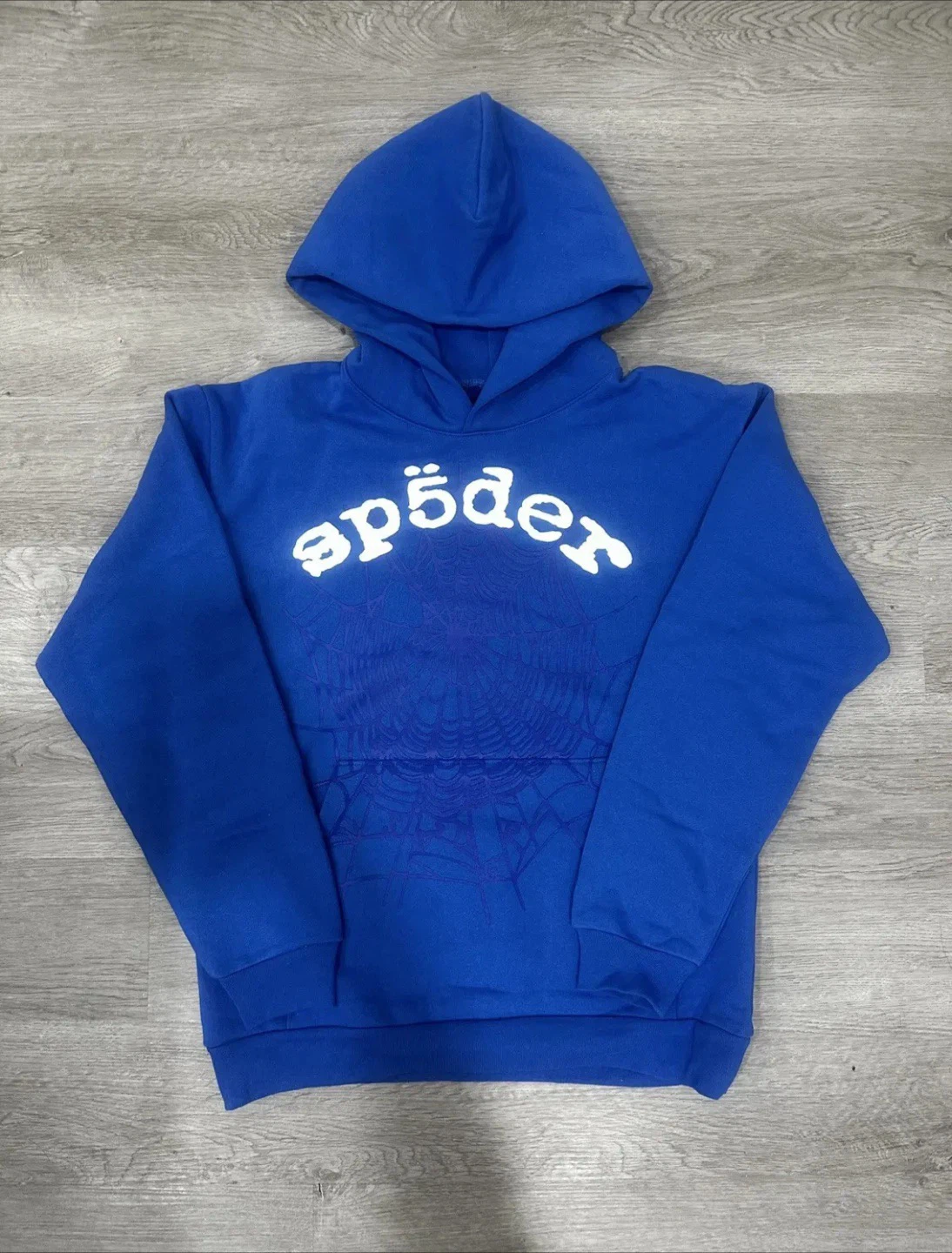 SP5DER Blue Hoodie