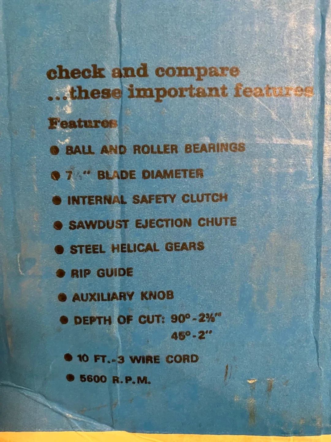 Viking 7 1/2" Circular Saw with cord and blade! image indicator(5)