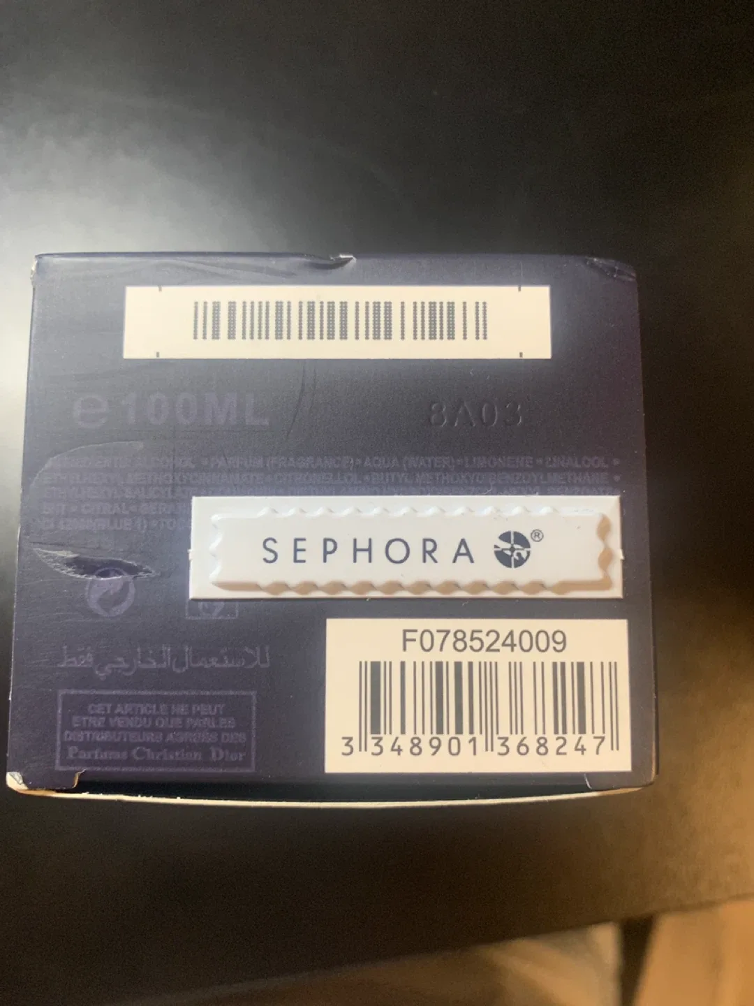 Dior Sauvage Eau de Parfum 100ml image indicator(3)