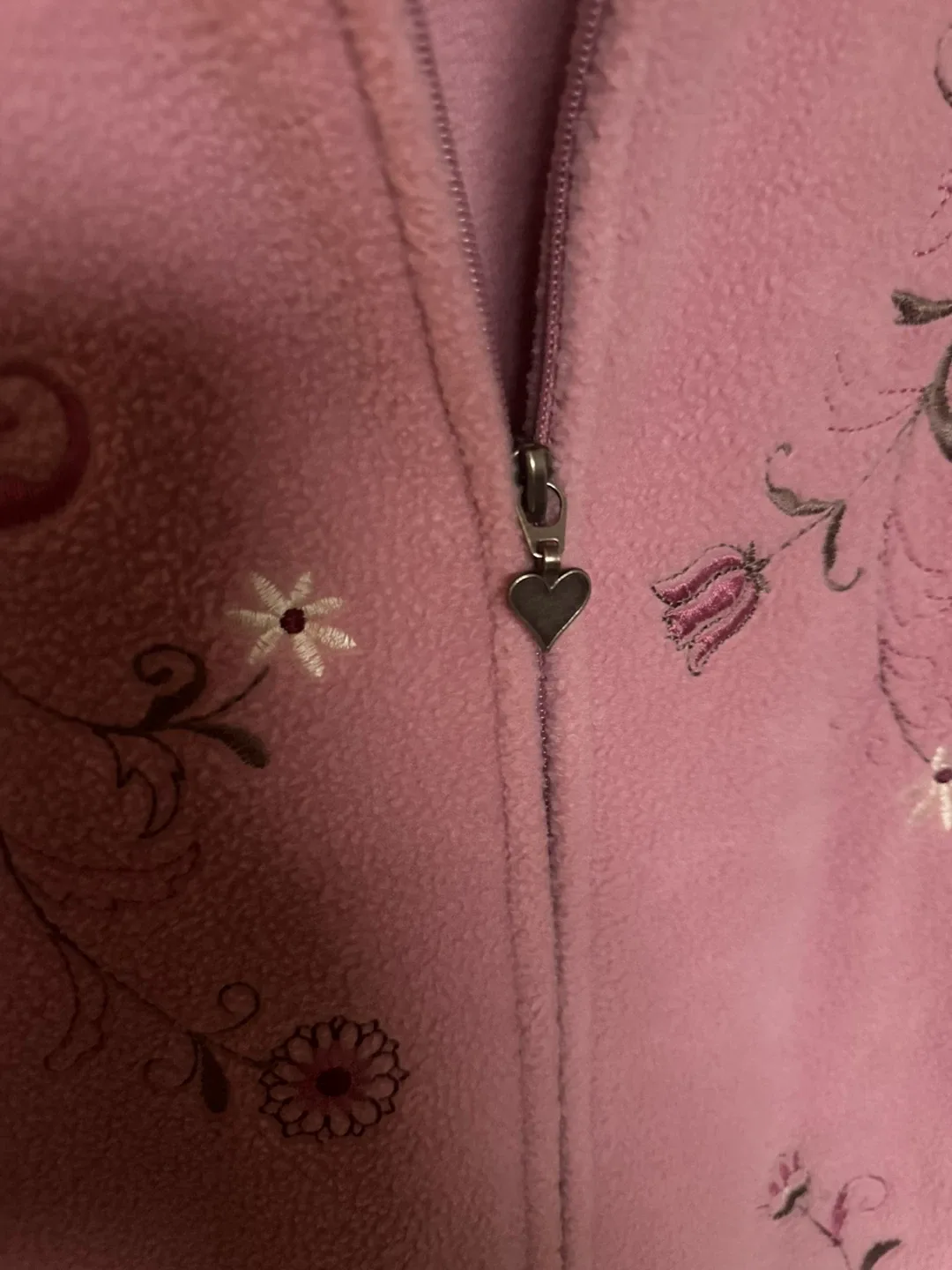 Northern Reflections Pink Floral Fleece Jacket Cozy image indicator(5)