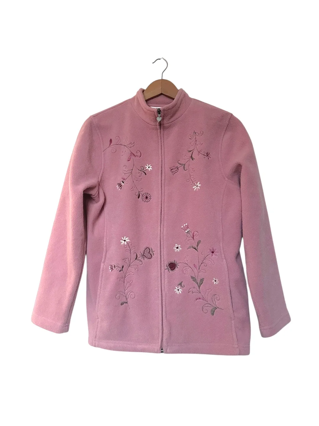 Northern Reflections Pink Floral Fleece Jacket Cozy image indicator(2)