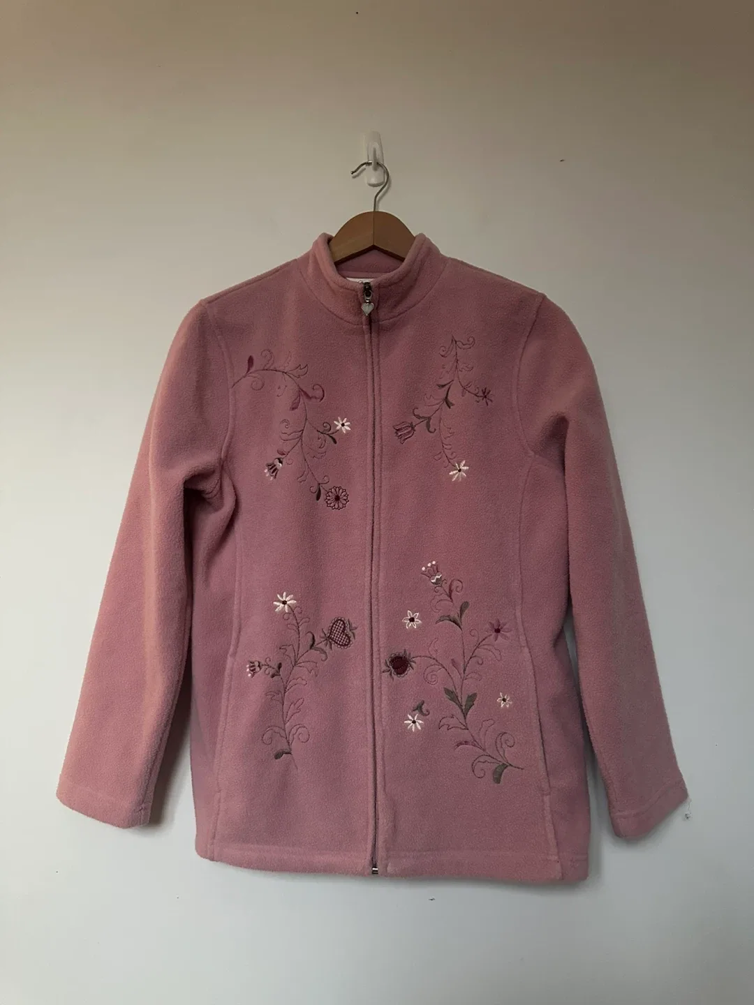 Northern Reflections Pink Floral Fleece Jacket Cozy image indicator(10)