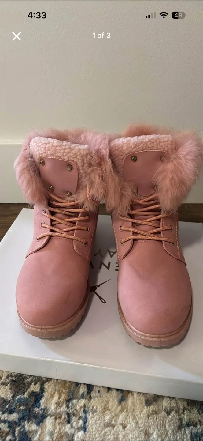 Pink Winter Boots - Size 7 image indicator(2)