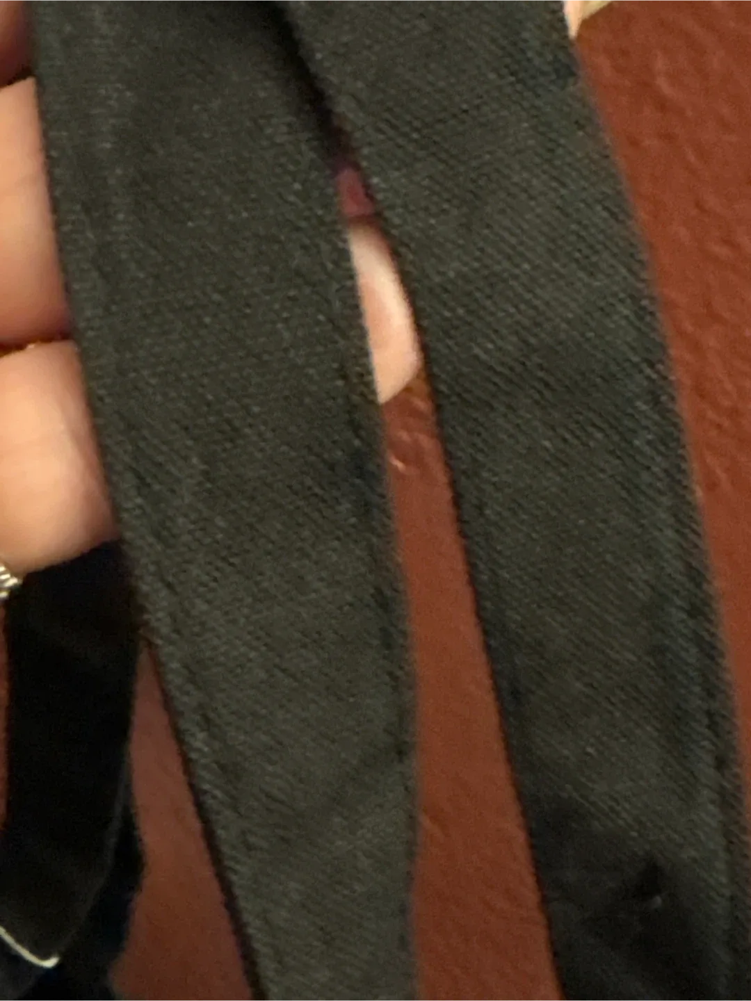 NEW Black "Don't Touch My Bag" canvas Tote Bag image indicator(4)