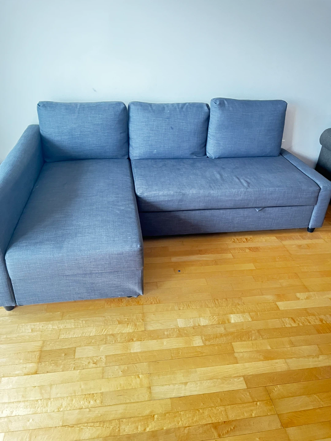 Blue Sectional Sleeper Sofa - photo 3