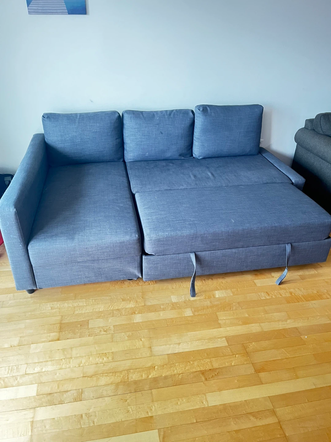Blue Sectional Sleeper Sofa - photo 2