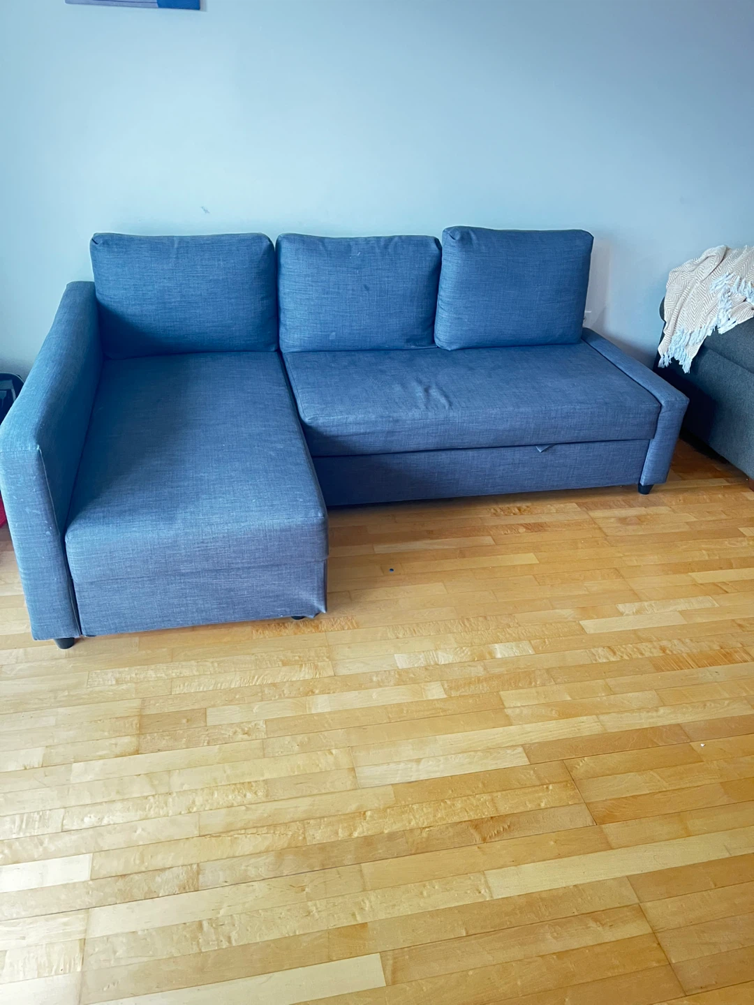 Blue Sectional Sleeper Sofa - photo 5