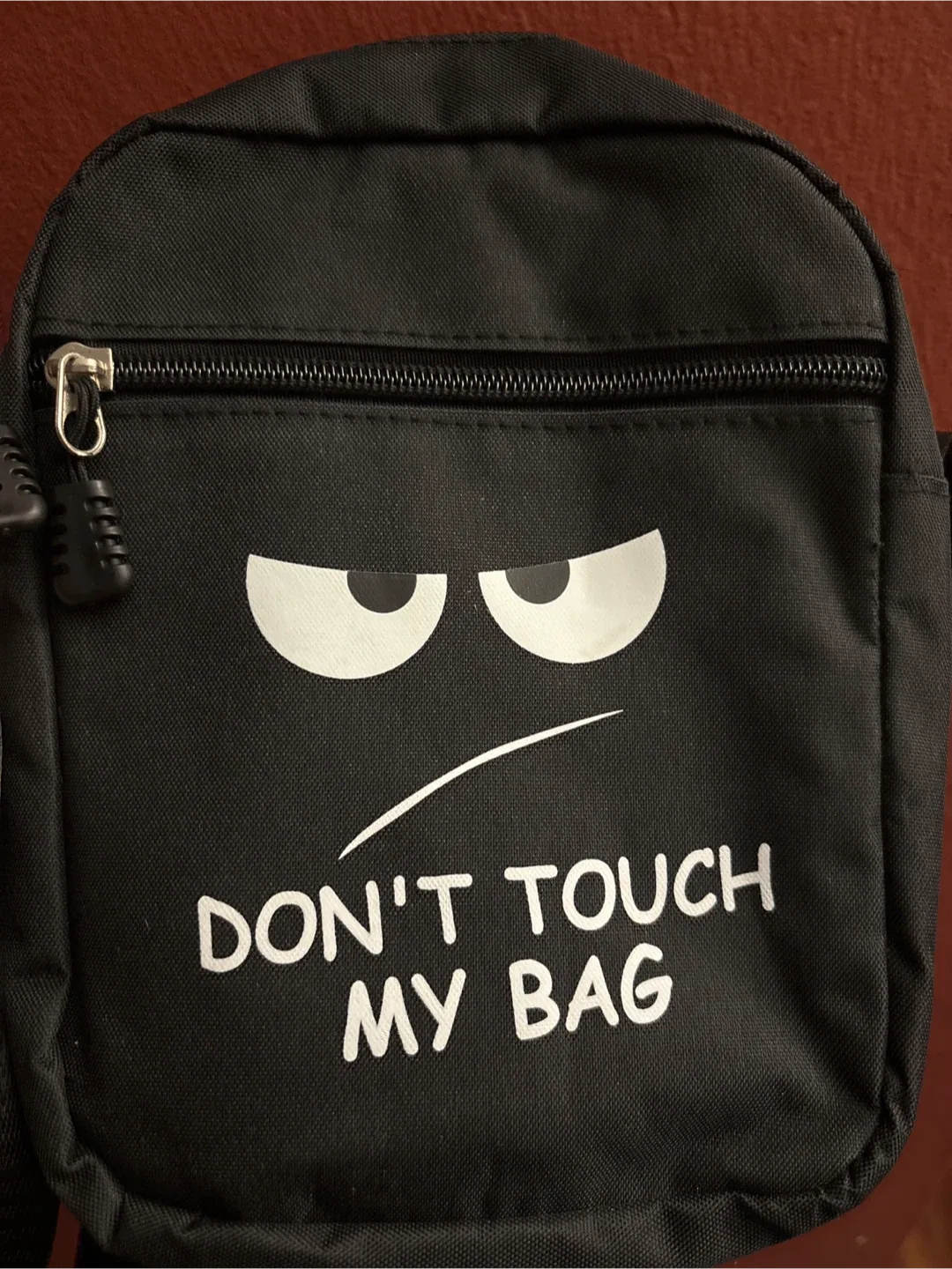 NEW Black 'Don't Touch My Bag' Crossbody Bag image indicator(4)