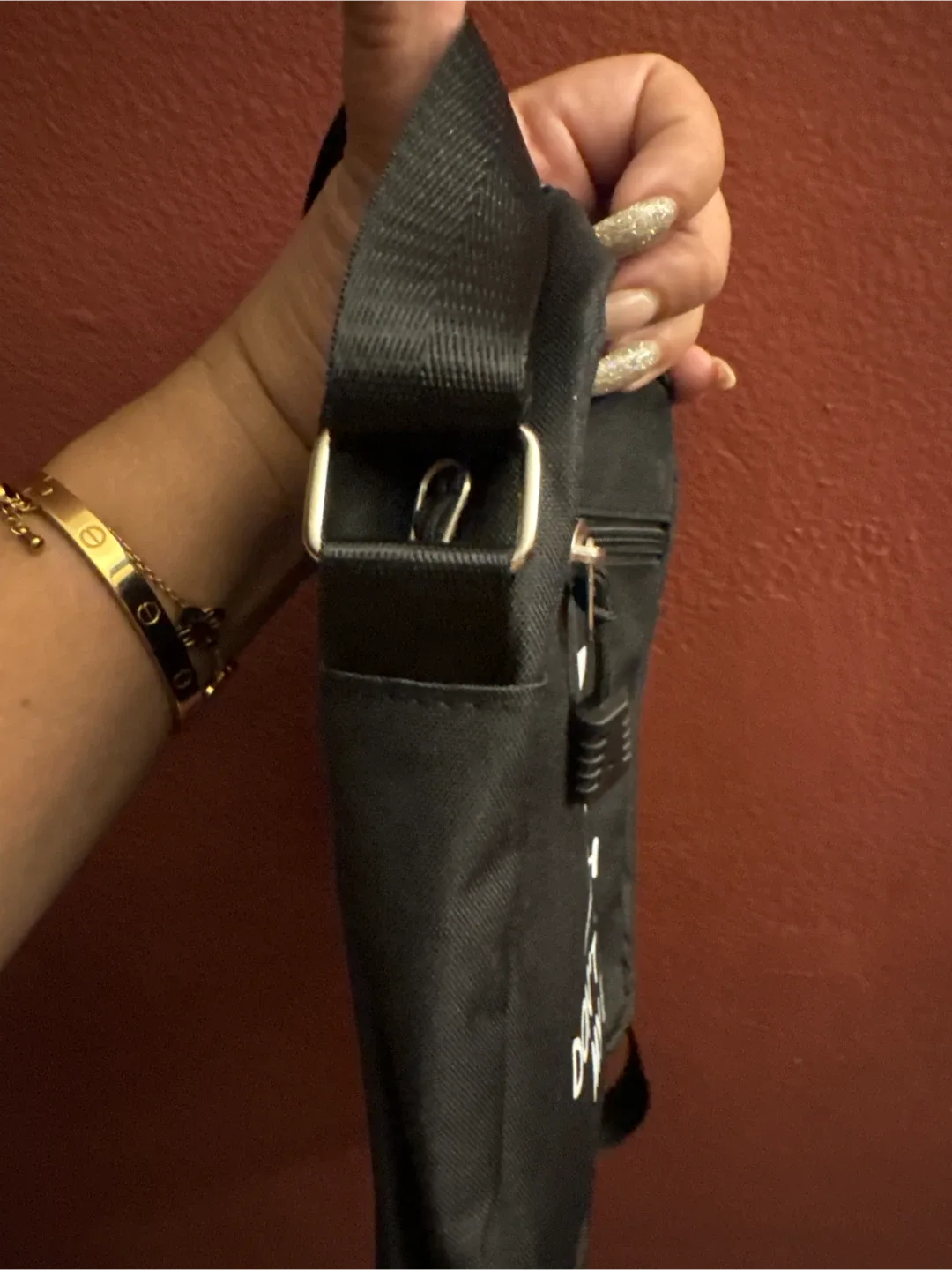 NEW Black 'Don't Touch My Bag' Crossbody Bag image indicator(7)