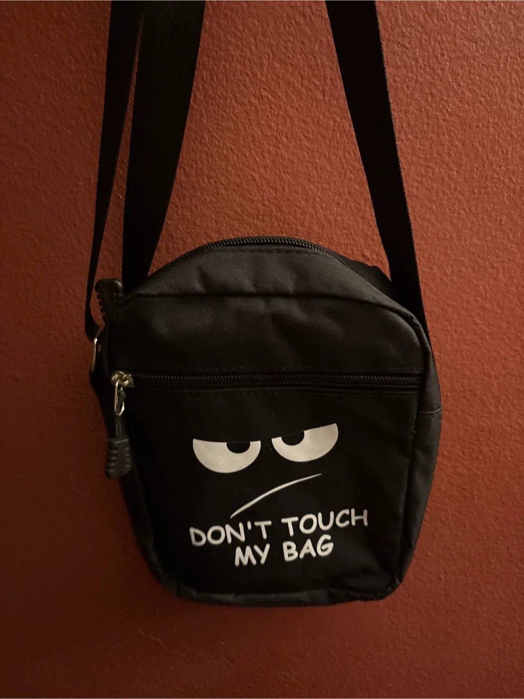 NEW Black 'Don't Touch My Bag' Crossbody Bag image indicator(8)