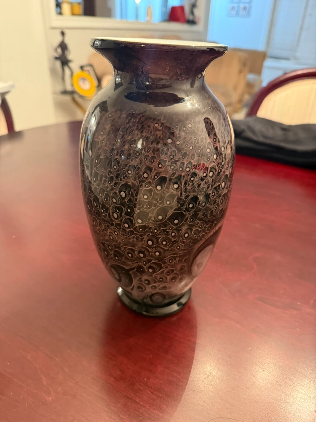 Decorative Dark Purple Vase - photo 2