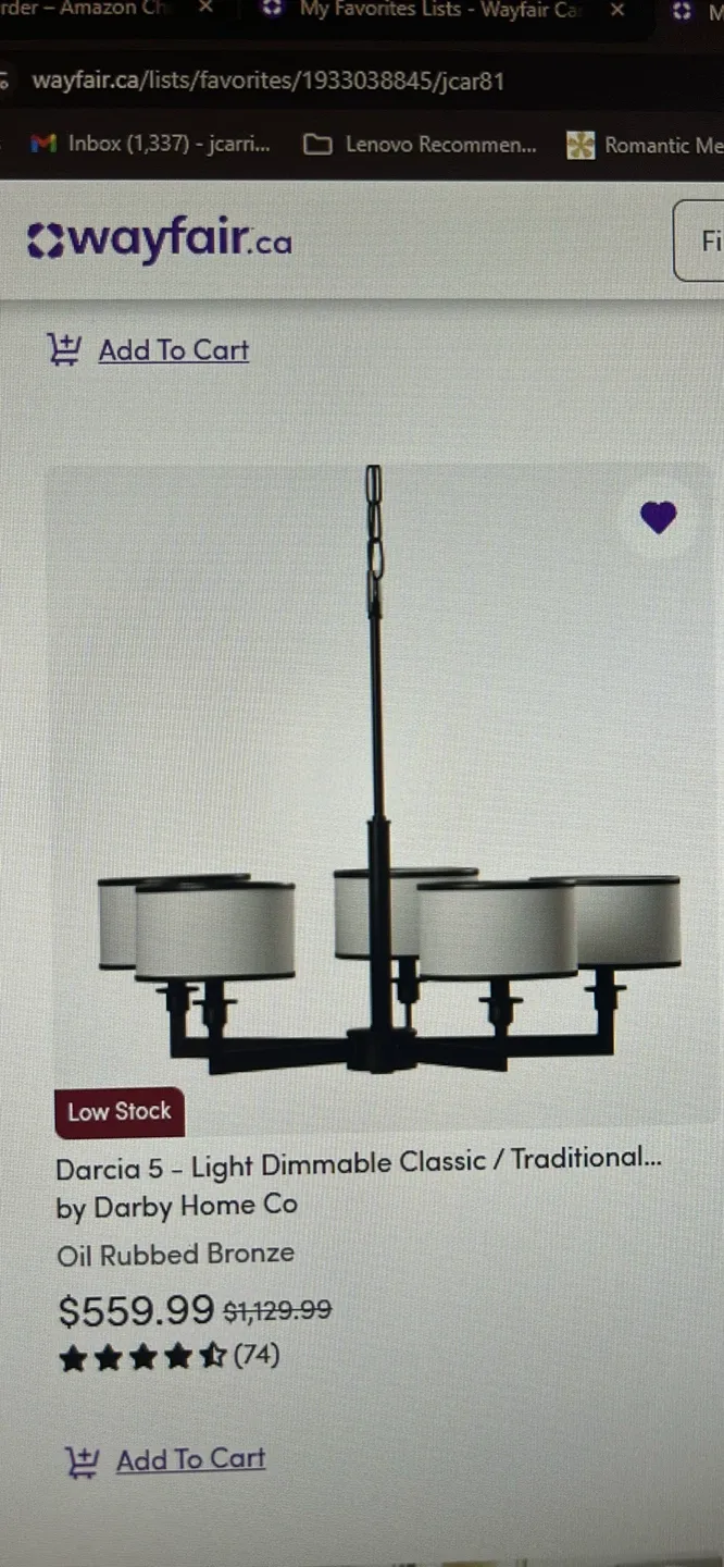 Five-Light Chandelier image indicator(6)