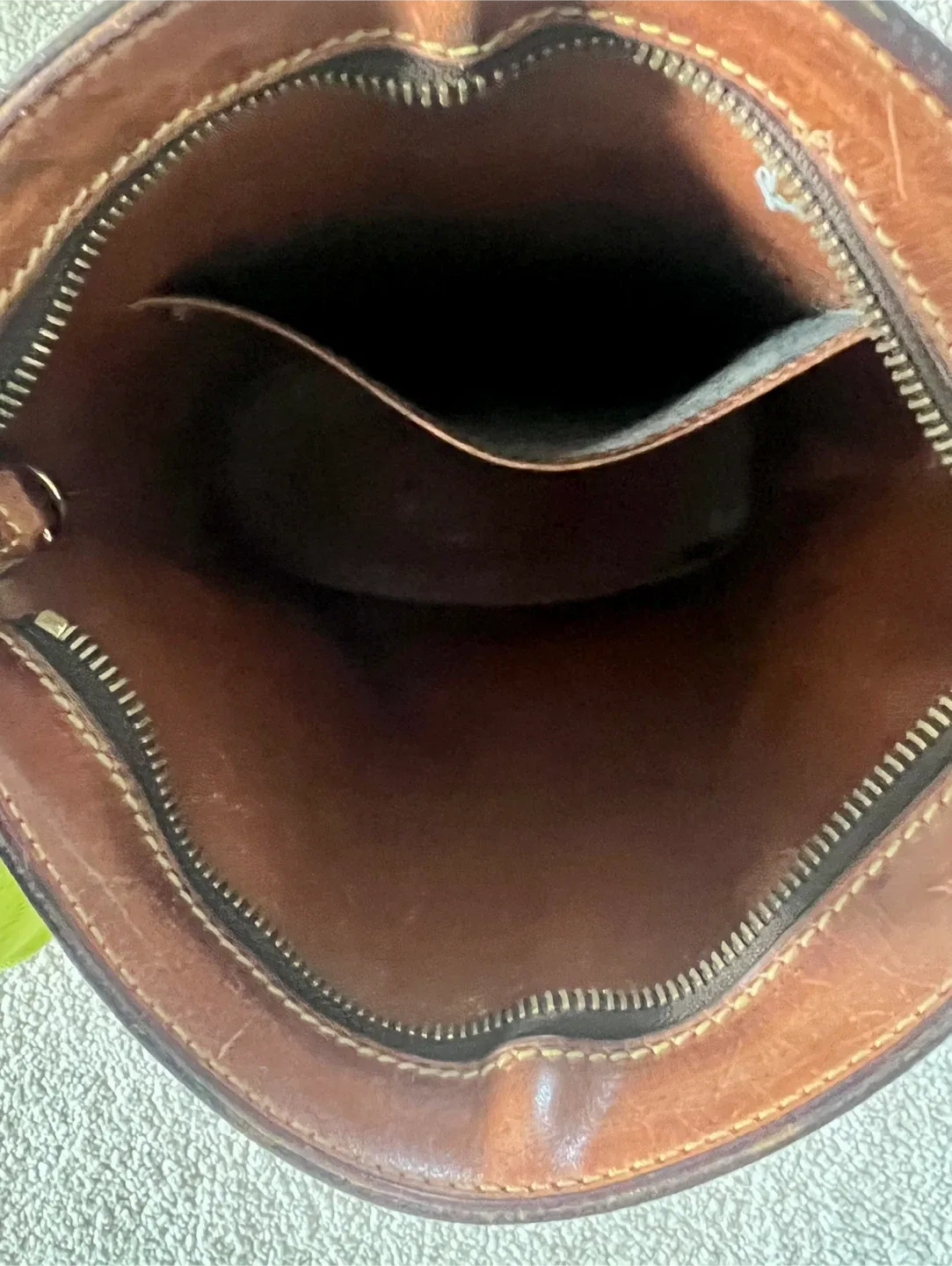 Louis Vuitton Brown Monogram Leather Crossbody Bag image indicator(4)