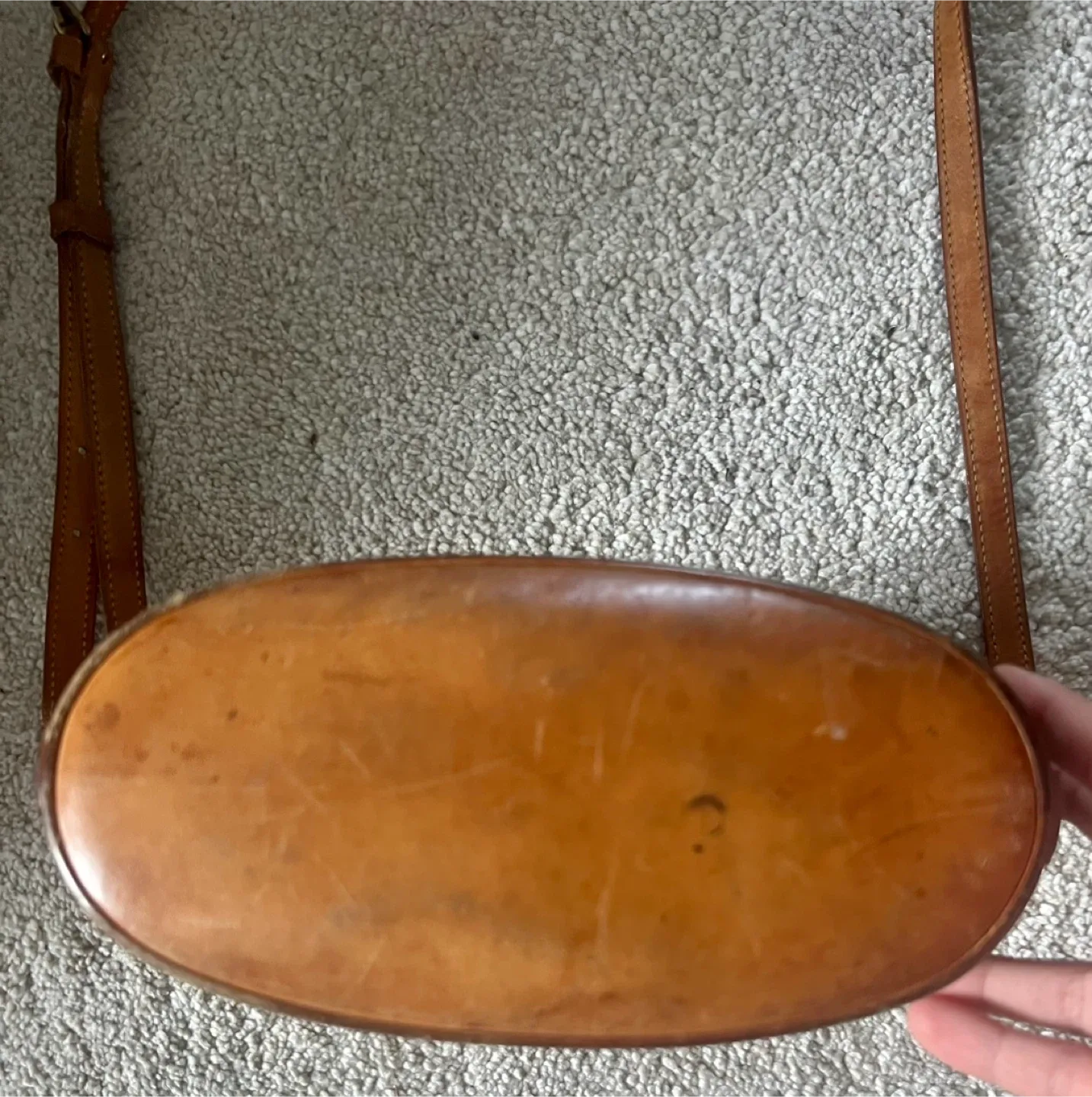 Louis Vuitton Brown Monogram Leather Crossbody Bag image indicator(3)