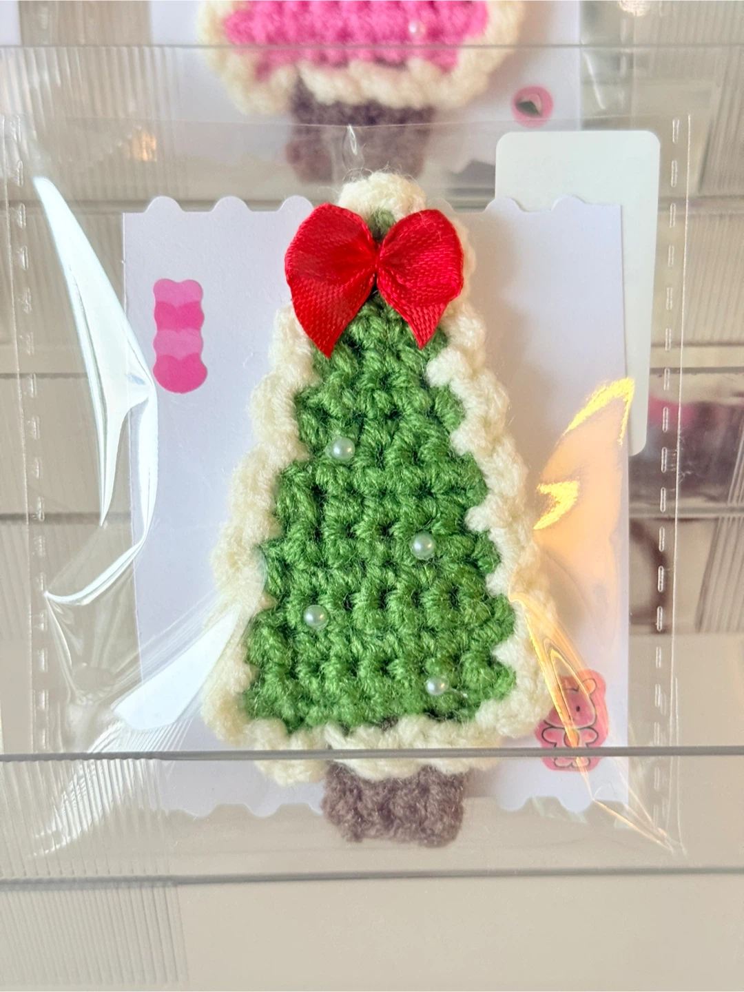 Christmas tree hair clips - photo 2