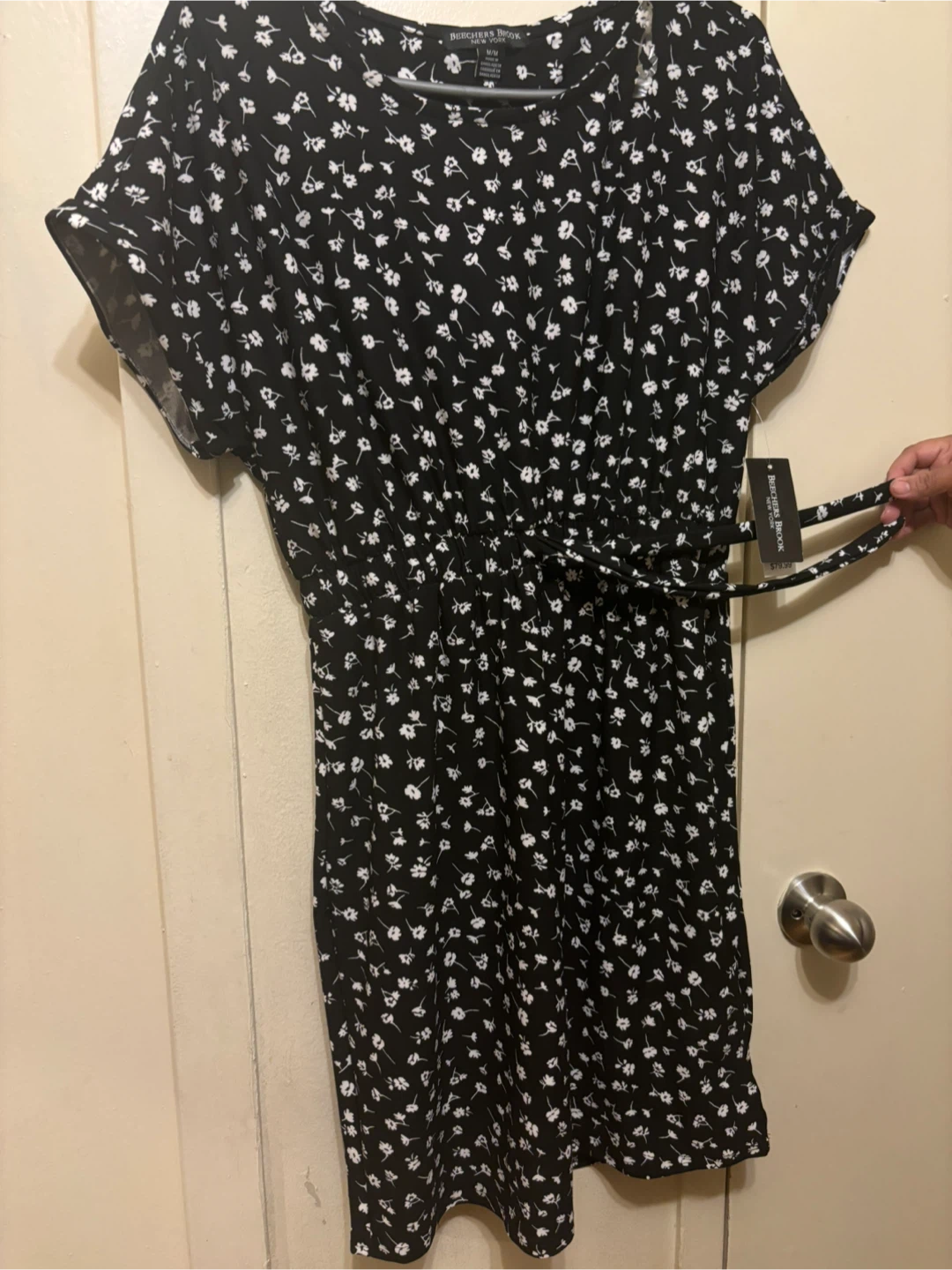 Beechers Brook Black Floral Dress