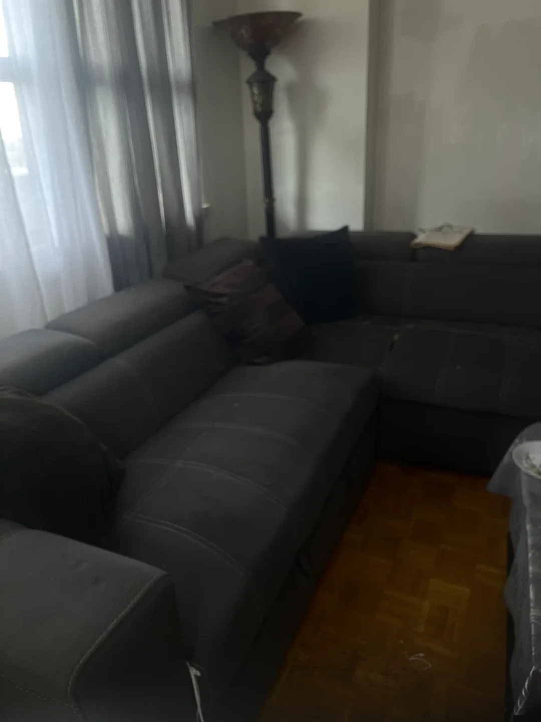 Grey Sectional Sofa - Used Condition image indicator(3)