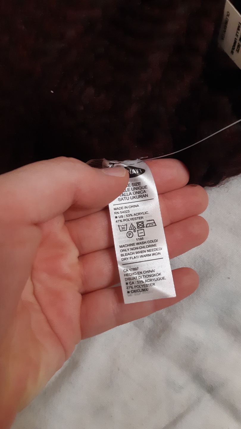 Burgandy Long Winter Scarf with Tag - photo 4
