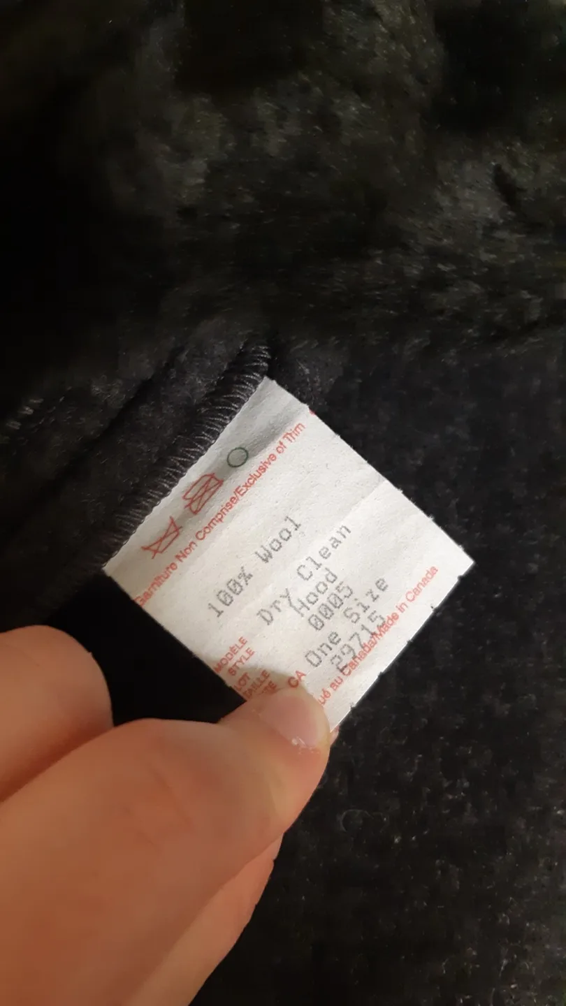 Wool Hooded Scarf Unworn image indicator(2)