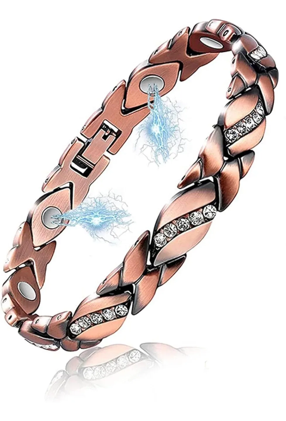 Copper Magnetic Therapy Bracelet image indicator(6)