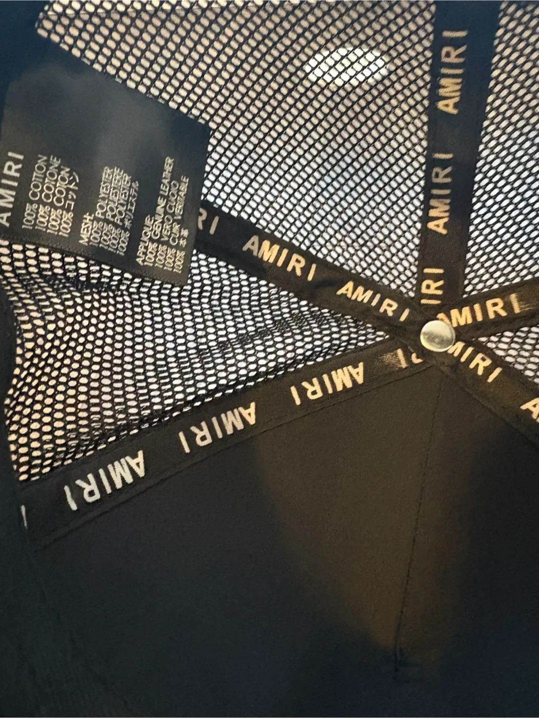 AMIRI Trucker Hat - Black image indicator(2)