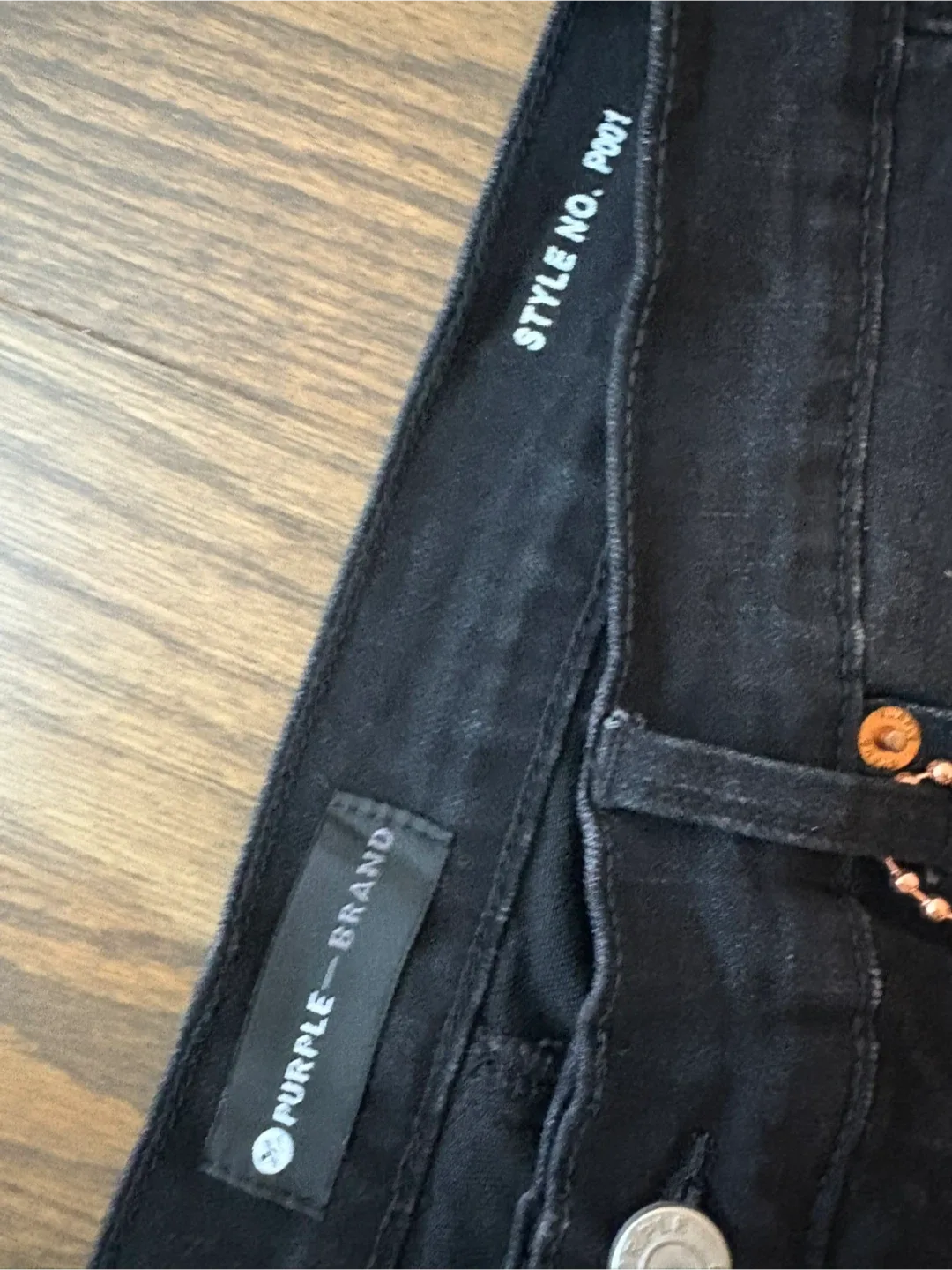 Purple Black Jeans - Size 32 image indicator(3)