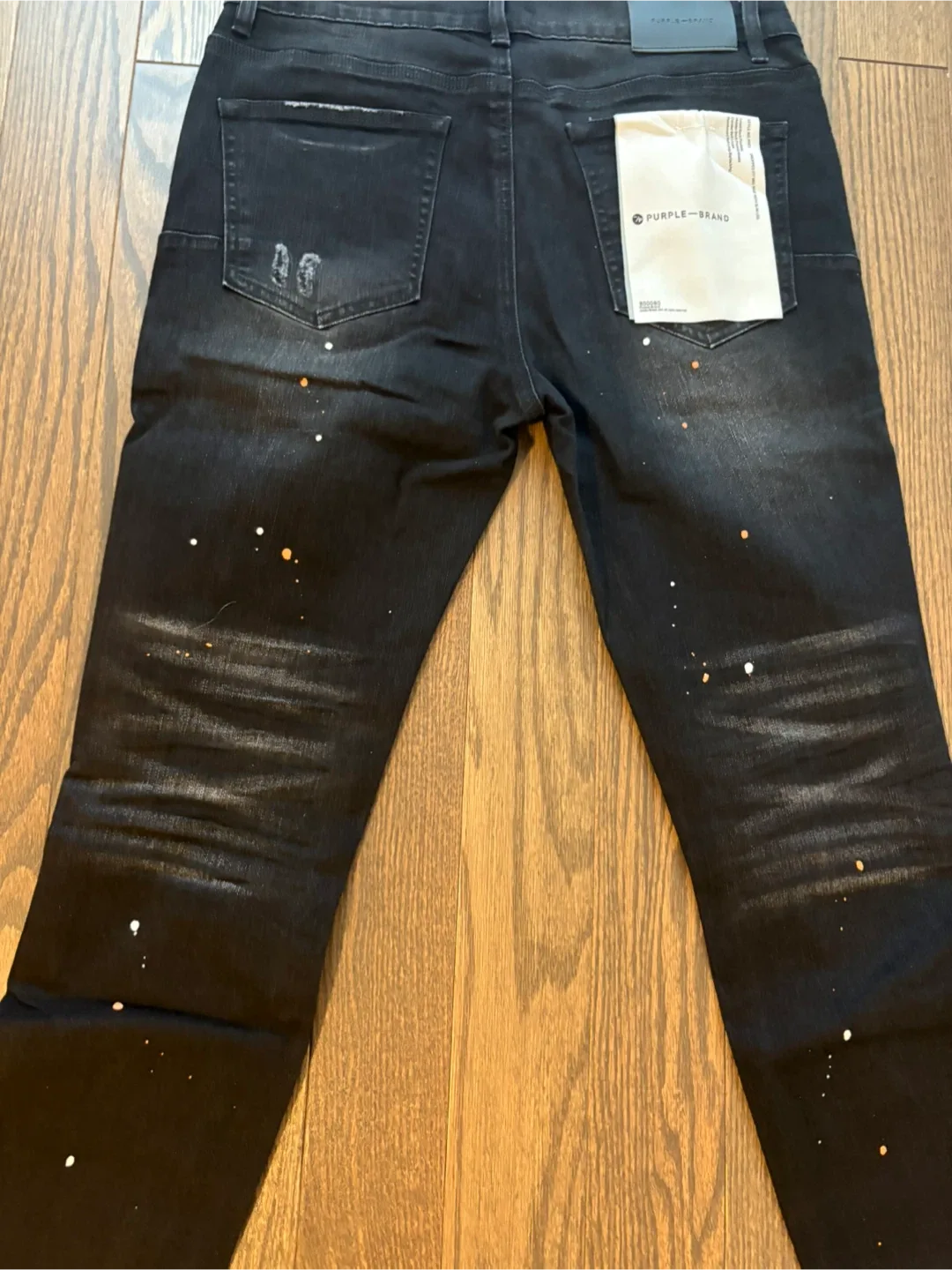 Purple Black Jeans - Size 32 image indicator(4)