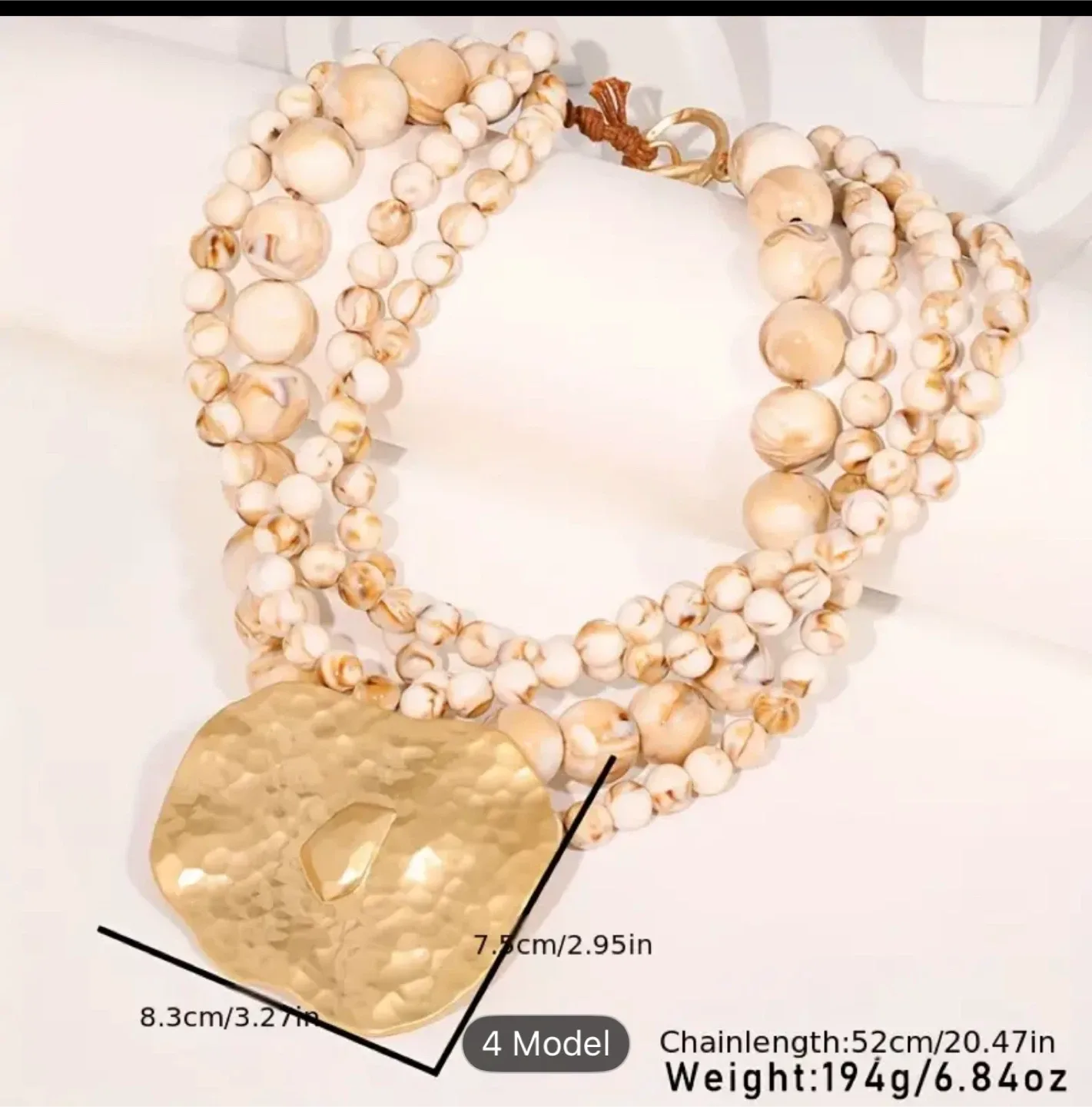 Beaded Statement Necklace image indicator(2)
