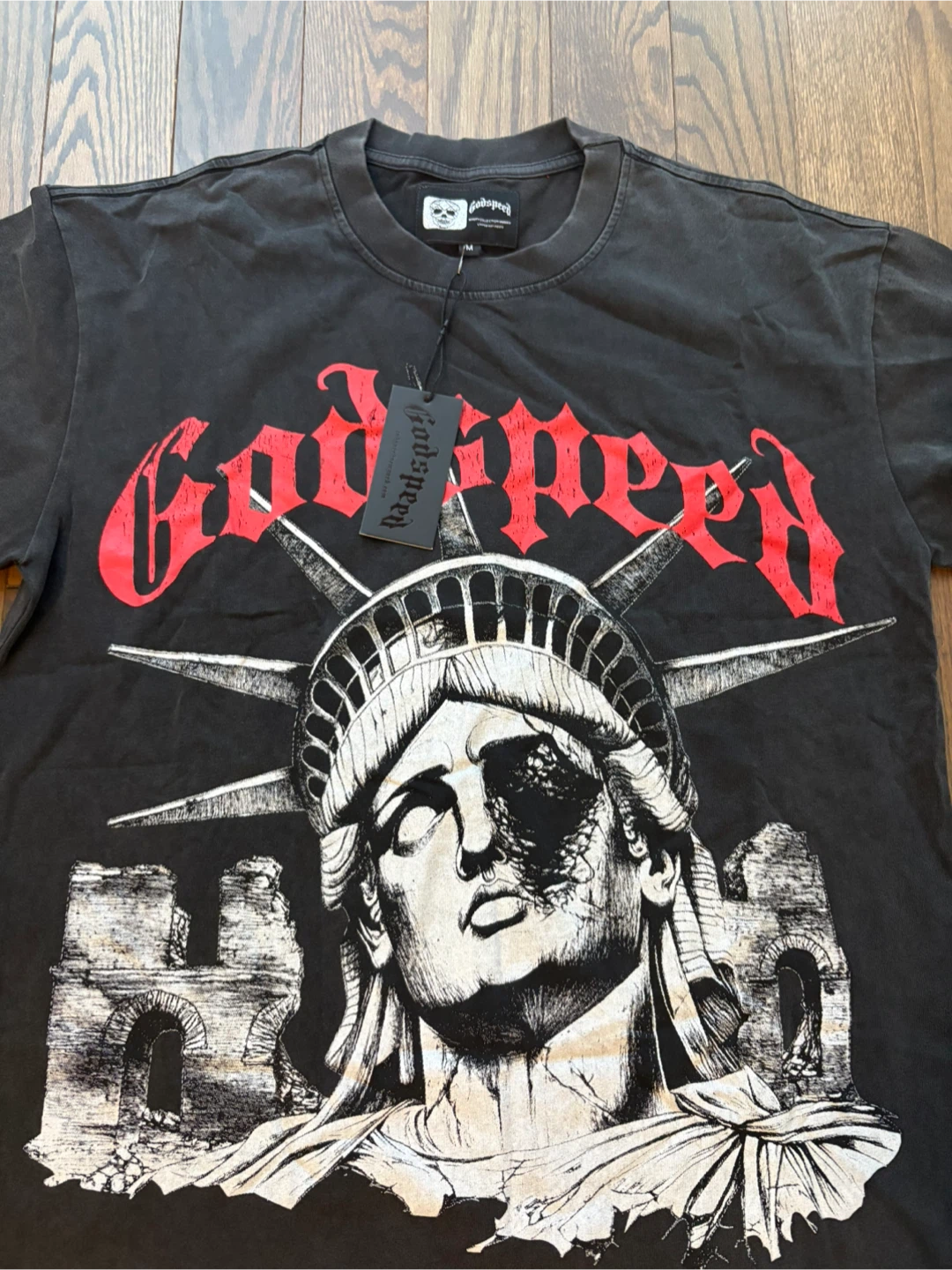Godspeed Statue of Liberty Tee - Size M