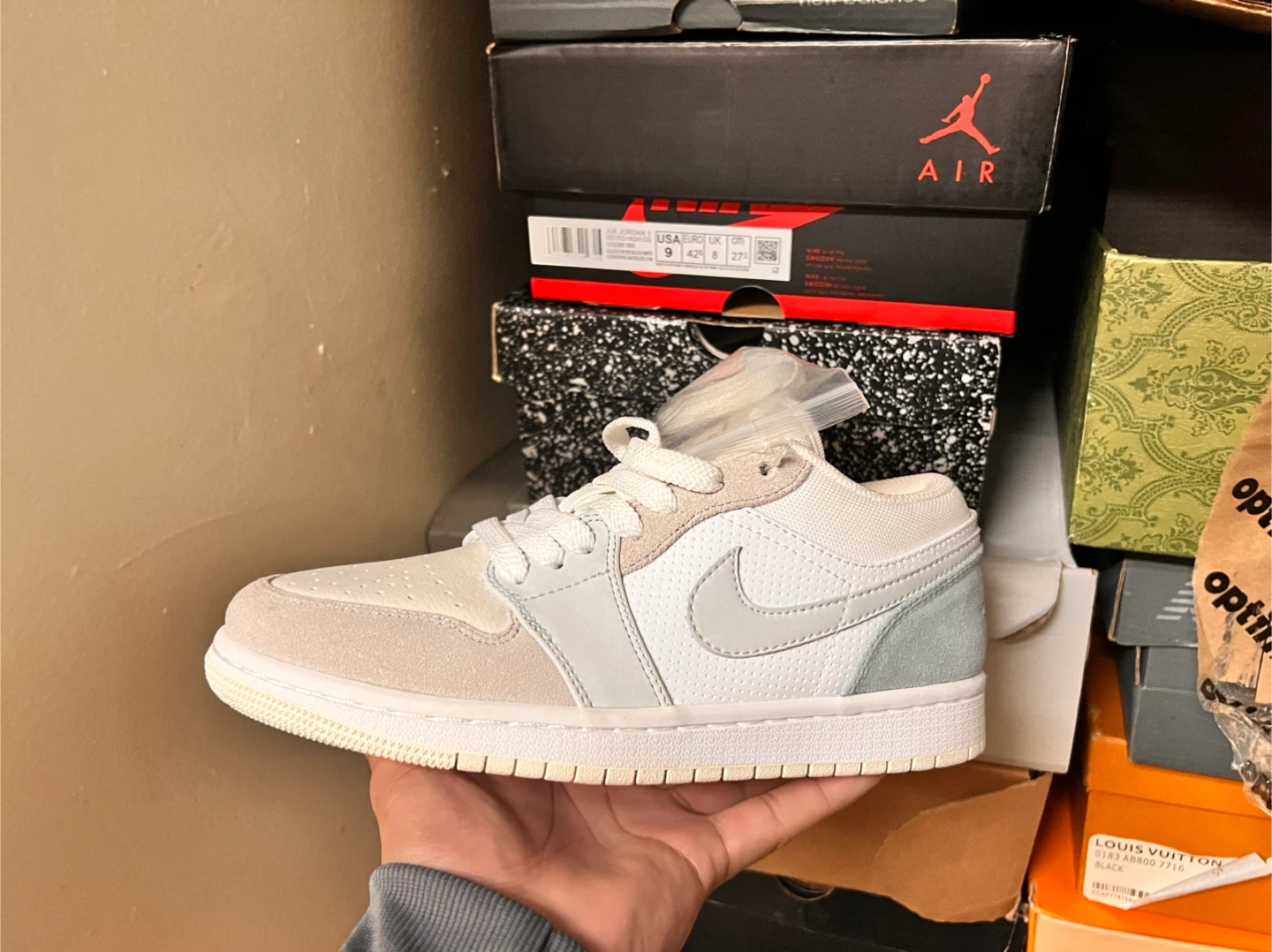 Nike Air Jordan 1 Low SE Light Iron Ore Size 9